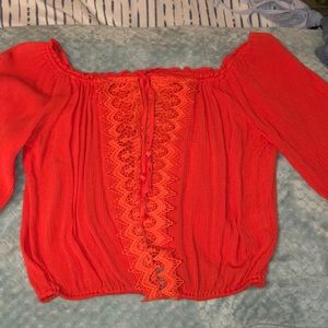 Beautiful orange top